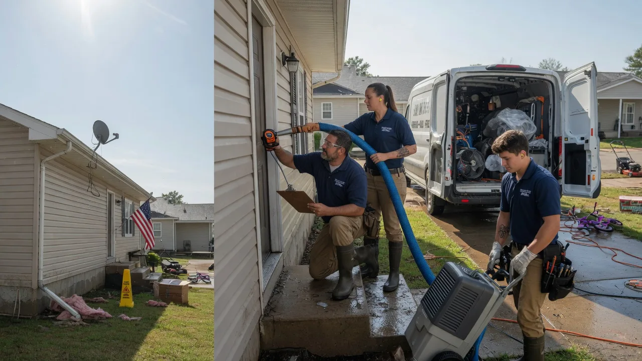 Ceiling Water Damage Restoration in Colgate, WI near me